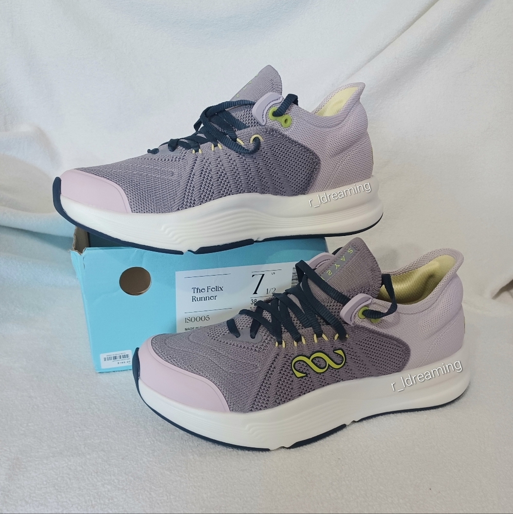 NIB Saysh The Felix Runner Running Shoes Size 7.5 In Starily Violet - *No Lid*